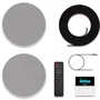Fonestar KS-WALL Altavoces de Pared Bluetooth, 2 Altavoces, USB, FM, Auxiliar